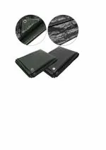 WAROOP Heavy Duty Poly Tarp Cover - Thick Waterproof, UV Resistant, Roof Sheet Tarpaulin with Eyelets and Reinforced(12 FEET X 18 FEET ) BLACK