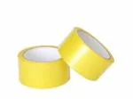 Sof Sole Yellow color Gum tape, BOPP Self Adhesive Tape for Arts and Craft use, Box Packing, Office, Industrial packaging, Home use & Floor marking purpose.(2Inch x 40Metre)