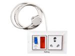 Palfrey Extension Board - 16A Socket & 16A MCB Switch with 8 meter wire (3000W)