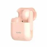 SOFTY Mini-Pod Bluetooth True Wireless in Ear Smallest TWS Ear Buds with Mic, Total 12 Hour Music Play and Talk time, Smallest TWS in World, Clear high bass Sound, Touch Sensor - SBE-50 PINK