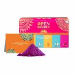 Open Secret Holi Gift Box - 12 Assorted cookies with Holi card and Holi Colours
