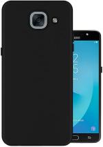 XOVO Back Cover for Samsung Galaxy J7 Max (Black, Dual Protection, Silicon)