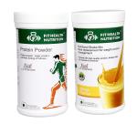 FIT HEALTH NUTRITION Shake Mango Flavour 500G & Protein Powder 500G (Pack of 2)