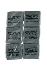 Brustro Grey Kneadable Art Eraser (Pack Of 6)