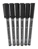 Brustro Technical Pen 0.4MM (Pack of 6)(Black)