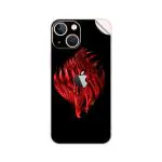 GADGETSWRAP Printed Vinyl Skin Sticker for Apple iPhone 13 Mini - Red Spikes