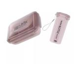 Cracker Multicolor Abs Food Grade Plastic 4 Compartment Lunch Box, Spoon With Water Bottle For Travelling, School And Office