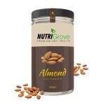 NutriGrove California Almonds 500Gram - Protein-Packed Power for On-the-Go Nutrition