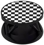 Eggshell Black Silicone Mobile Finger Grip Back Holder for All Basic Cell Phone And Tablets