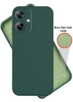 HUPSHY Back Cover for Motorola G54 5G (Green, Silicon, Pack of: 1)
