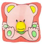 Fancy Walas Red Takiya Towel Fabric Cartoon Printed Soft And Plush Neck Support Pillow For New Born Baby