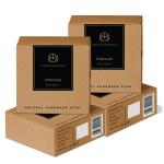 The Man Company De Tan Charcoal Bathing Soap Bars (Combo Pack of 4) with Chaar-Cool | Removes Blackheads, Treats Acne | Deep Cleanses Skin, Anti Pollution | Prevents Dryness & Tan Removal - (125gm*4)