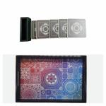 Angira handicrafts Wooden Tray with Set of Tea Coaster AHS-TC0024