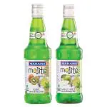 Manama Kiwi Mojito Syrup and Green Apple Mojito Syrup | 500ML Each | Mixer for Mocktails, Cocktails, Drinks, Juices, Beverages | Pack of 2