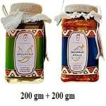 amma ka achar Homemade Delicious and Spicy Green Chilli, Jackfruit Pickle (2 x 200 g)