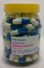 Kratom DH Herbal Supplement Capsules 60 Caps Jar - DoctorKC Herbal