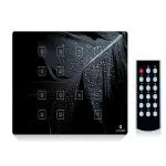 Artistic Device of letters C and L Remote Touch Switch Board for 8 Lights and 2 Fan for Nature Design of 12 Module Size (Nature-04)