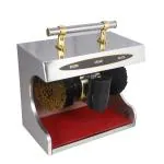 TARGET HYGIENE Automatic Shoe Polishing Machine | Buff Polisher Polish Shining Cleaner Machine with 200 ML Shoe Polishing Cream for Machine - Silver