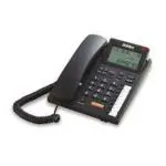 UNIDEN AS7411 Black Corded Landline Phone with Speakerphone & Caller ID, Headset Jack, Large LCD tilt Adjustable, 8 One Touch, Wall Mountable