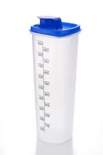 Oil Dispenser Bottle 1 Liter Leak Proof Plastic BPA Free Clear Oil Pourer for Olive And Refined Oils Sauces and Vinegar Easy Flow