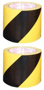 ISAN Floor Marking Tape Yellow Black Zebra Colour 96mm (4