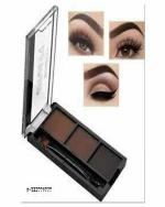 OSMB Eyebrow Drawing Palette 3 Shades Eyebrow Palette | Waterproof Eyebrow Filler with Brush, Ultimate Eyebrow Drawing Kit with Dual Side Brush, Non Transfer Eyebrow Definer Palette for Girls