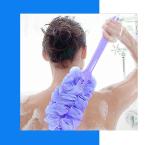 Lonekart Pp Handle Loofah Back Scrubber for Bathing Blue Pack of 1