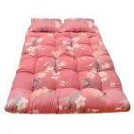 NEXTGO Mattress Medium Double Bed Foldable Lightweight Tufted ruyi gadi with 2 Pillow and Zipper Cover 4 x 6.5