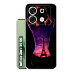 Snazzy Multicolor Silicon Shock Proof Back Cover for Infinix Zero 30 5G