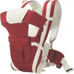 Aurapuro Maroon Front Carry Facing In Baby Carrier