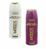 Moods Perfume Body Spray-Ignyte & Seduxn Deodorant Spray For Men 150Ml (Pack of 2)