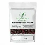 Natural Hill Organic Pure Natural Kamarkas Gond Powder 100 Gram /Salvia Plebeian For digestive system | Joint health preservatives Free ( Zipper Pack With Safety Seal ) With Imli Seed Powder 50 G