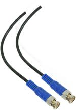 TAAPSEE 2pcs BNC Connector Pigtail Male Cables with 2.1mm Connectors Barrel Jack for Home Surveillance Camera and Party Strip lighting (Blue, Pack of 2)