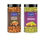 Aldeira Dry Fruits Combo Pack: Almonds & Raisins Mix, (500g x 2) Combo Pack of 2 | Fresh & Healthy