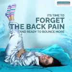 UrbanBed LatexCore Support 8 inch Mattress with UltraFresh Treated Outer Cover, Diwan size Bed mattress (72x48x8) White&Teal