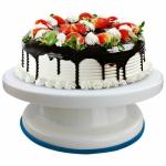 WILLGO Round Plastic Revolving Cake Decorating Turntable Stand Baking Tools Stand for Cookies Cupcake (MULTICOLOR)