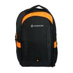 Harissons Bags NEON LAPTOP Laptop Backpack (Black Neon Orange, 33 Ltrs)