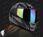 Urban Carrier ISI Certified ABS Material Full Face Stylish helmet for men and women with Rainbow Visor For Men(ARO-RAINBOW-GREY)