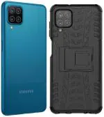CarryWrap Back Cover for Samsung Galaxy A12 (Black, Dual Protection, Pack of: 1)