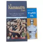 GIRIK MC Kamasutra + Vigrx Oil Combo (60Capsules +30ml) (1Pack)