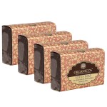 Organicos Lotus Soap Skincare Soap, Natural Soap, Anti Oxidant Soap - 100 gm Each (Pack of 4)