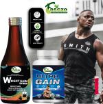 Inlazer Ultra Weight Gain Capsule [30] & Weight Gain Syrup Combo / Protein Supplement Whey Protein (200 ml, No Flavour)