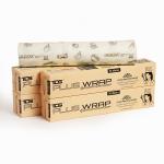 TDS PLUS WRAP 30 Meter Print (Brown) Butter Paper (Pack of 4)