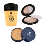 Gala of London Combo of HD Primer +Pearl Face Powder + Pearl Sheer Finish Pack of 3