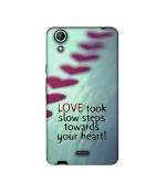 Casotec Love Quote Design Printed Silicon Soft TPU Back Case Cover for Micromax Canvas Selfie Lens Q345