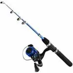 SPRED Fishing rod and reel set 2.1/210 Blue Fishing Rod (210 cm, 0.21 kg, Blue)
