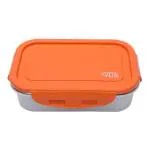 JAYPEE PLUS Stainless Steel Lunch Box Buddysteel Orange , 500 ml