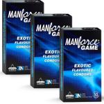 MANFORCE Game Exotic Flavoured Condoms (Set of 3 X 10 Sheets)