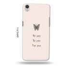 Tweakymod Printed Be You Back Cover For Oppo F1 Plus