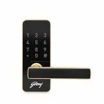 Godrej Catus Touch Digital Door Lock with 2 in 1 Access - PIN Access & Mechanical Key, Champagne Gold Finish